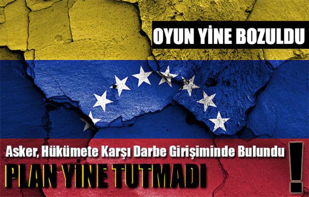 Venezuela'da Bir Grup Asker Hükümete Karşı Darbe Girişiminde Bulundu