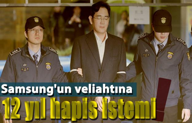 Samsung'un veliahtına 12 yıl hapis istemi