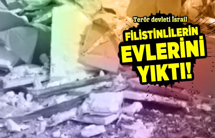 İsrail güçleri Filistinlilerin evlerini yıktı