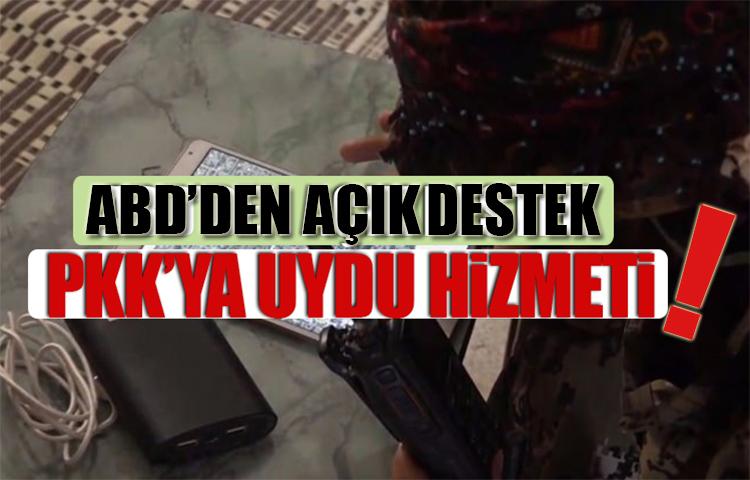 Açık destek! PKK'ya uydudan anlık görüntü