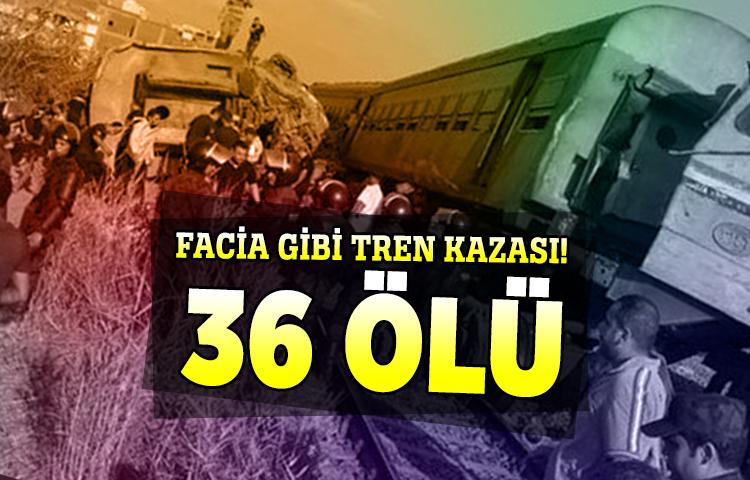 Mısır'da tren kazası: 36 ölü