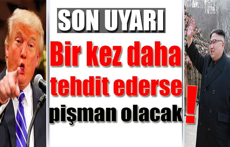 Son uyarı: Bir kez daha tehdit ederse pişman olacak