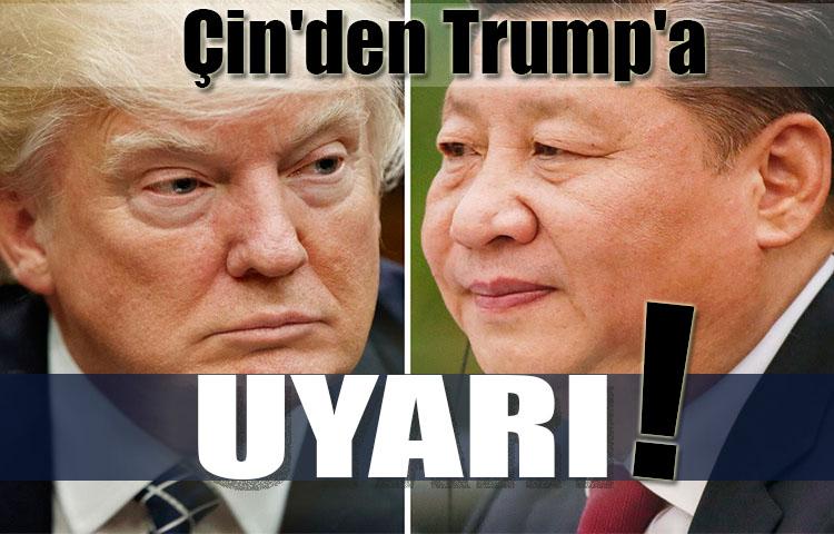 Çin'den Trump'a uyarı