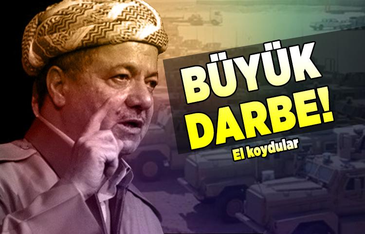 Barzani'ye gönderilen silahlara el koydular!