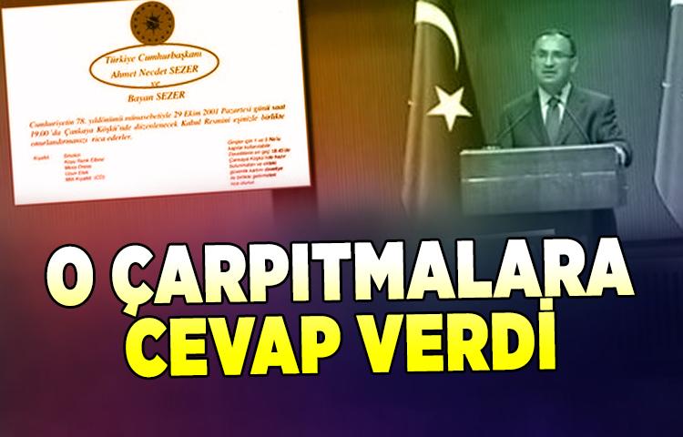 Bozdağ o çarpıtmalara cevap verdi