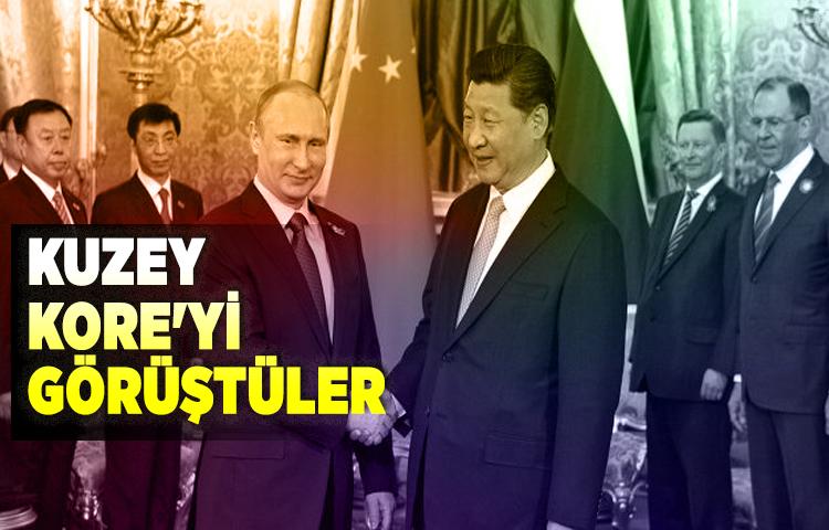 Rusya ve Çin, Kuzey Kore'yi görüştü