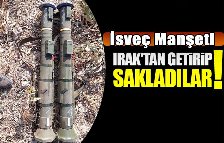 TSK paylaştı! Irak'tan getirip sakladılar...
