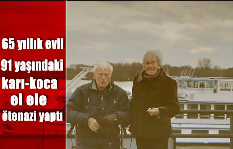 65 yıllık evli, 91 yaşındaki karı-koca el ele ötenazi yaptı