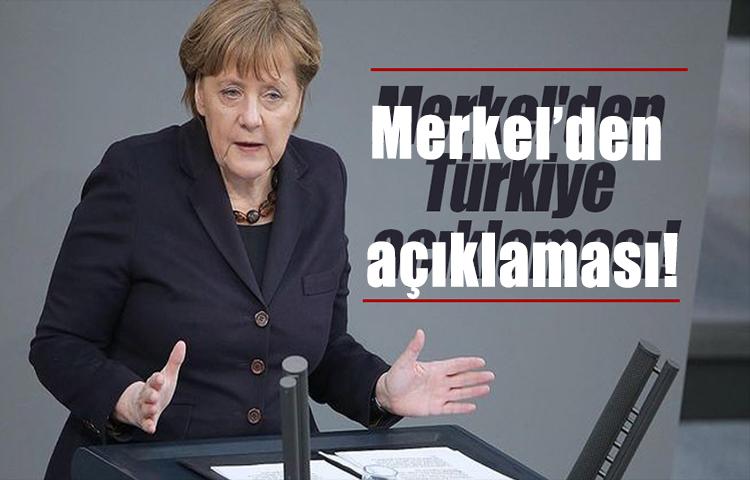 Merkel'den Türkiye açıklaması: Çaba göstermeyiz!