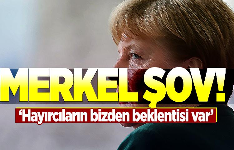 Merkel şov! ‘Hayırcıların bizden beklentisi var’