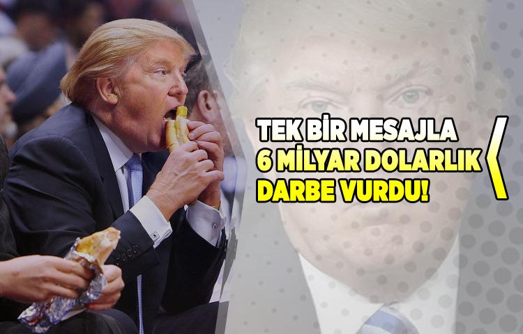 Trump'tan dünya devine  6 milyar dolarlık darbe!