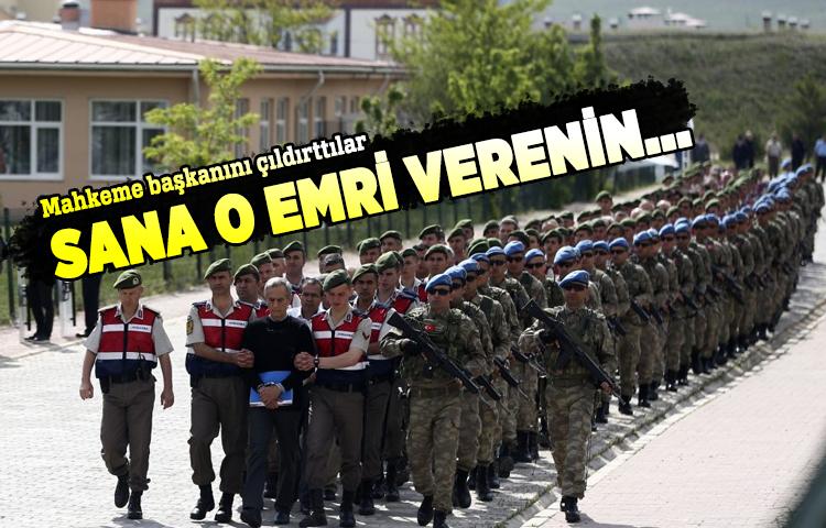 Mahkeme Başkanını çıldırttılar!