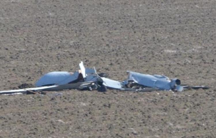 Adana'da insansız hava aracı düştü