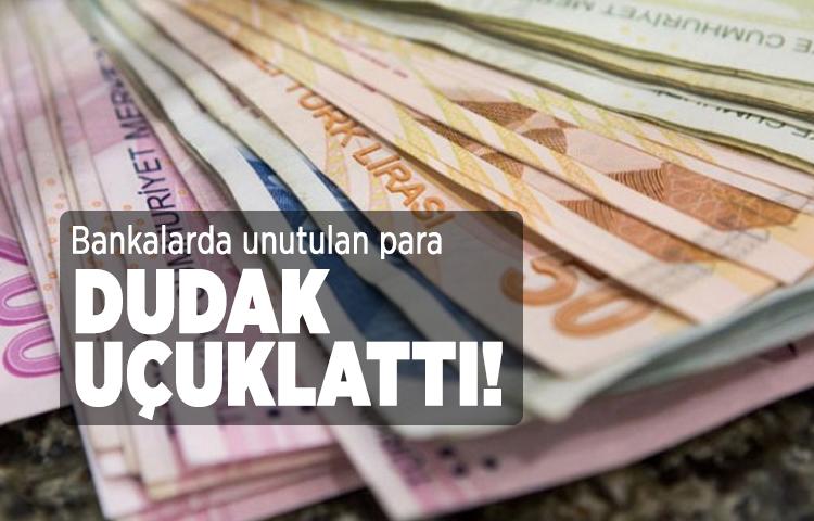 Bankalarda unutulan para dudak uçuklattı!