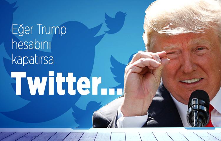 Trump hesabını kapatırsa Twitter büyük kayıp yaşayacak!