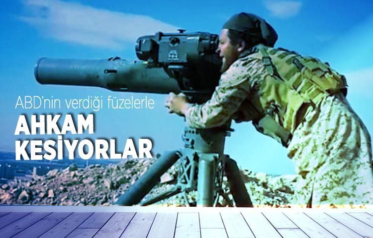 YPG/PKK'lı teröristler ABD'nin verdiği füzelerle Türkiye'yi tehdit ediyor!