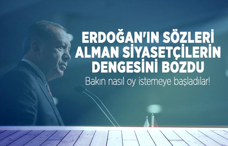 Erdoğan Alman siyasetçilerin dengesini bozdu