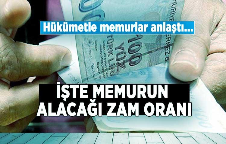 İşte memurun alacağı zam oranı