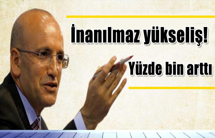 İnanılmaz yükseliş! Yüzde bin arttı