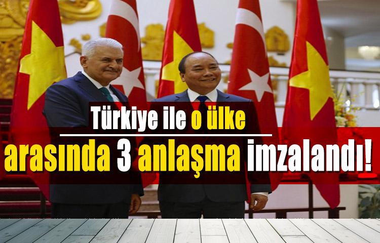 Türkiye ile o ülke arasında 3 anlaşma imzalandı!