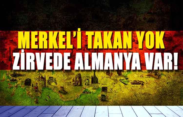 Merkel'i kimse takmıyor! Zirvede Almanya var