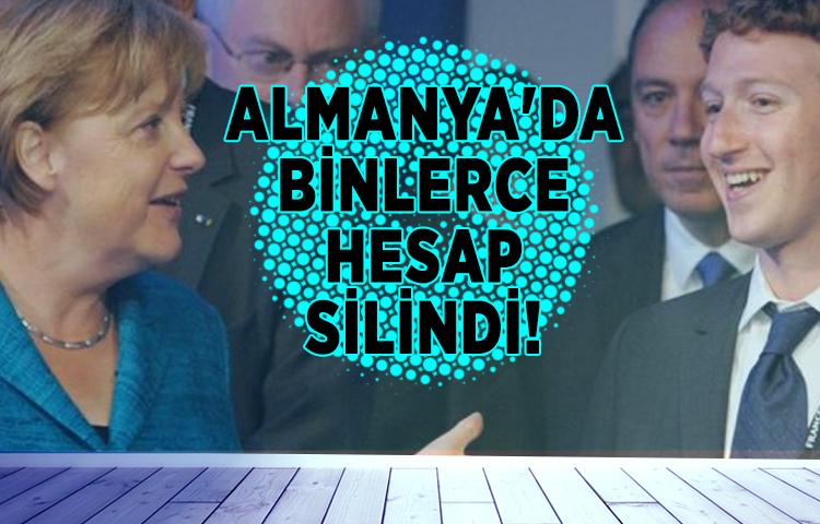 Almanya'da binlerce hesap silindi!