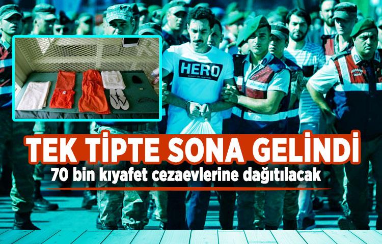 Tek tipte sona gelindi!  Kıyafette sanıklara iki renk...