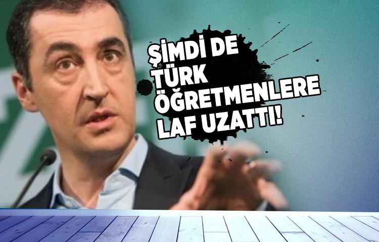 Cem Özdemir Almanya'da Türk öğretmenlere laf uzattı!