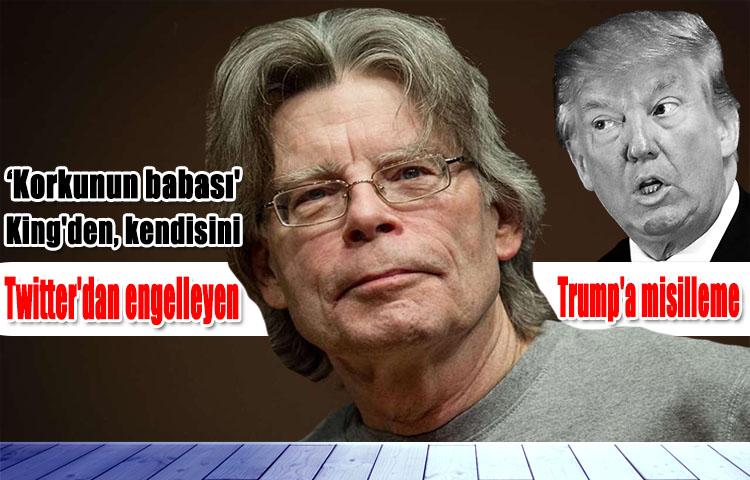 ‘Korkunun babası' King'den, kendisini Twitter'dan engelleyen Trump'a misilleme