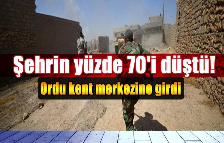 Şehrin yüzde 70'i düştü! Ordu kent merkezine girdi