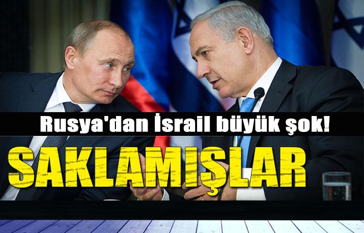Rusya'dan İsrail büyük şok! Ortaya çıktı