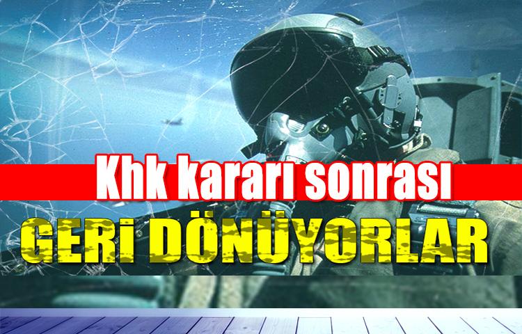 Sivile geçen savaş pilotları geri dönüyor