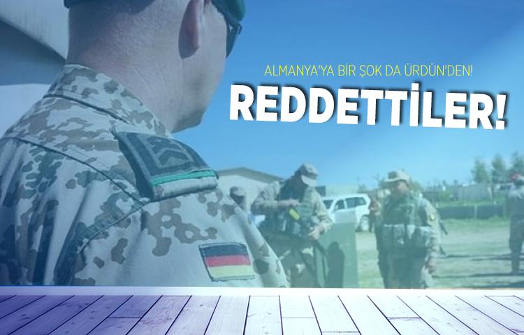 Almanya'ya bir şok da Ürdün'den!