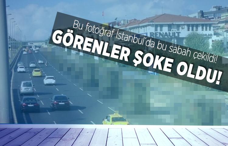 E-5'te askeri konvoy görenleri şaşırttı