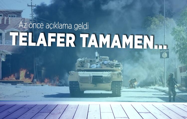 Telafer tamamen geri alındı!