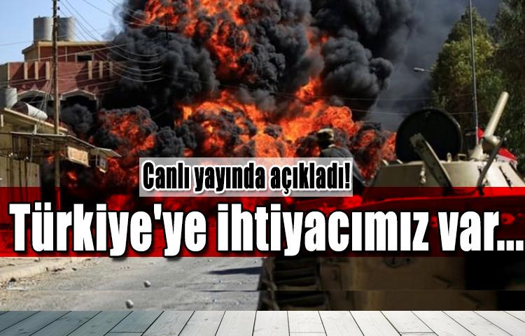 Canlı yayında açıkladı! Türkiye'ye ihtiyacımız var