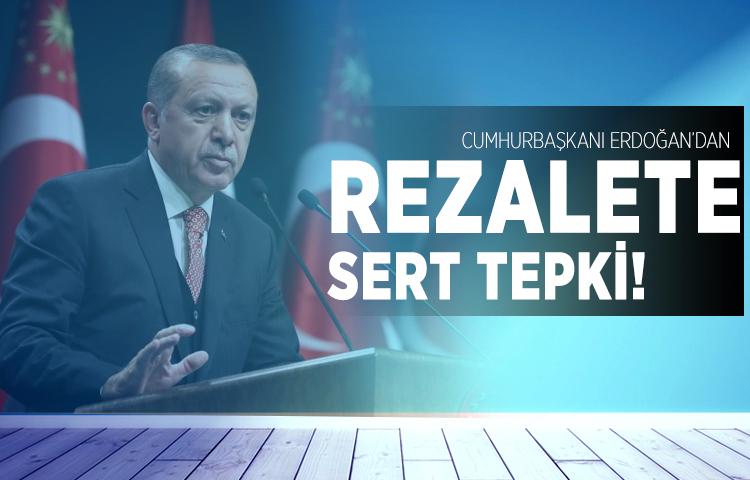 Erdoğan'dan Çanakkale'deki rezalete tepki gösterdi!