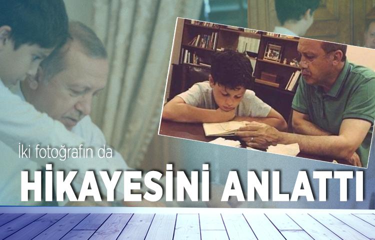 Erdoğan iki fotoğrafın da hikayesini anlattı