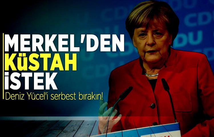 Merkel'den küstah istek: Deniz Yücel'i serbest bırakın!