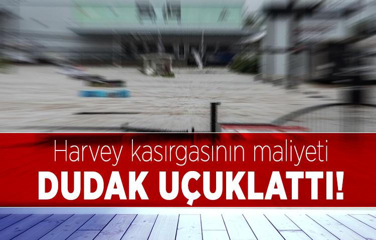 Harvey kasırgasının maliyeti dudak uçuklattı!