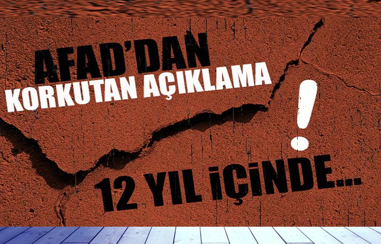 AFAD uzmanları: İstanbul depremi 12 yıl içinde...