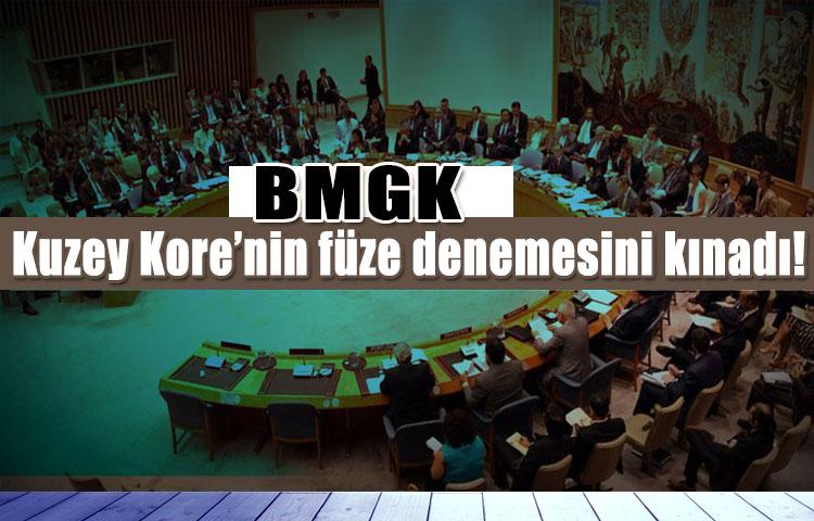 BMGK Kuzey Kore’nin füze denemesini kınadı
