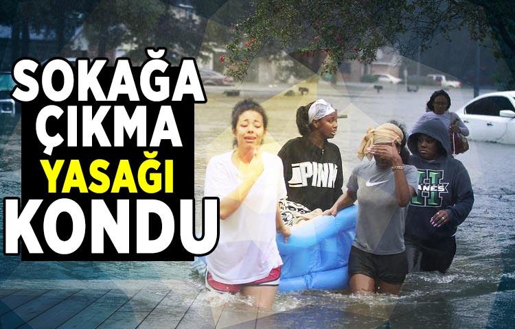 Houston’da sokağa çıkma yasağı