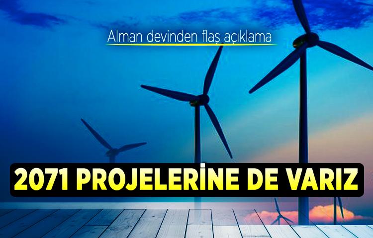 Alman devi: 2071 projelerine de varız