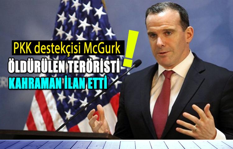 PKK destekçisi McGurk öldürülen teröristi kahraman ilan etti