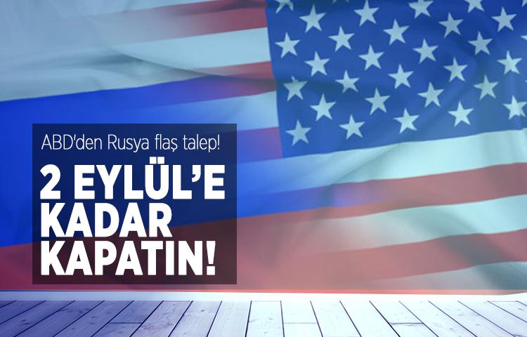 ABD'den Rusya flaş talep!