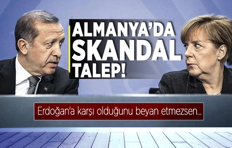 Almanya’da skandal talep!