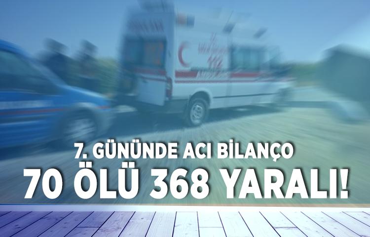 Kurban Bayramı'nın 7. gününde acı bilanço