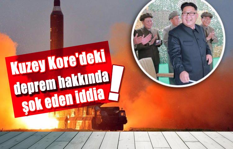 Kuzey Kore'deki deprem hakkında şok eden iddia