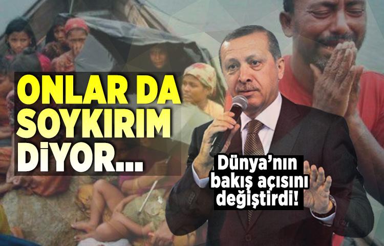 Erdoğan Dünya’nın bakış açısını değiştirdi! Onlar da soykırım diyor...